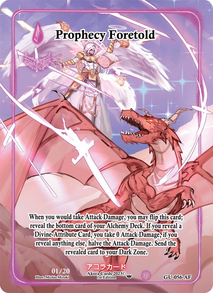 Prophecy Foretold (Alternate Full Art) (Serial Numbered)