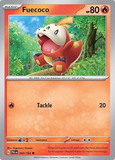 Fuecoco - 034/193 (Summer 2023 Collector Chest) 034/193 from Miscellaneous Cards & Products