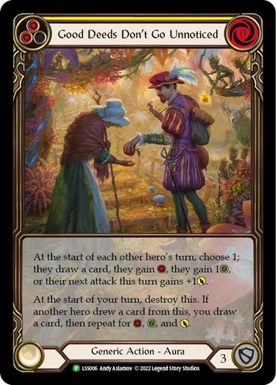 Good Deeds Don't Go Unnoticed - LSS006 Flesh and Blood: Promo Cards card price
