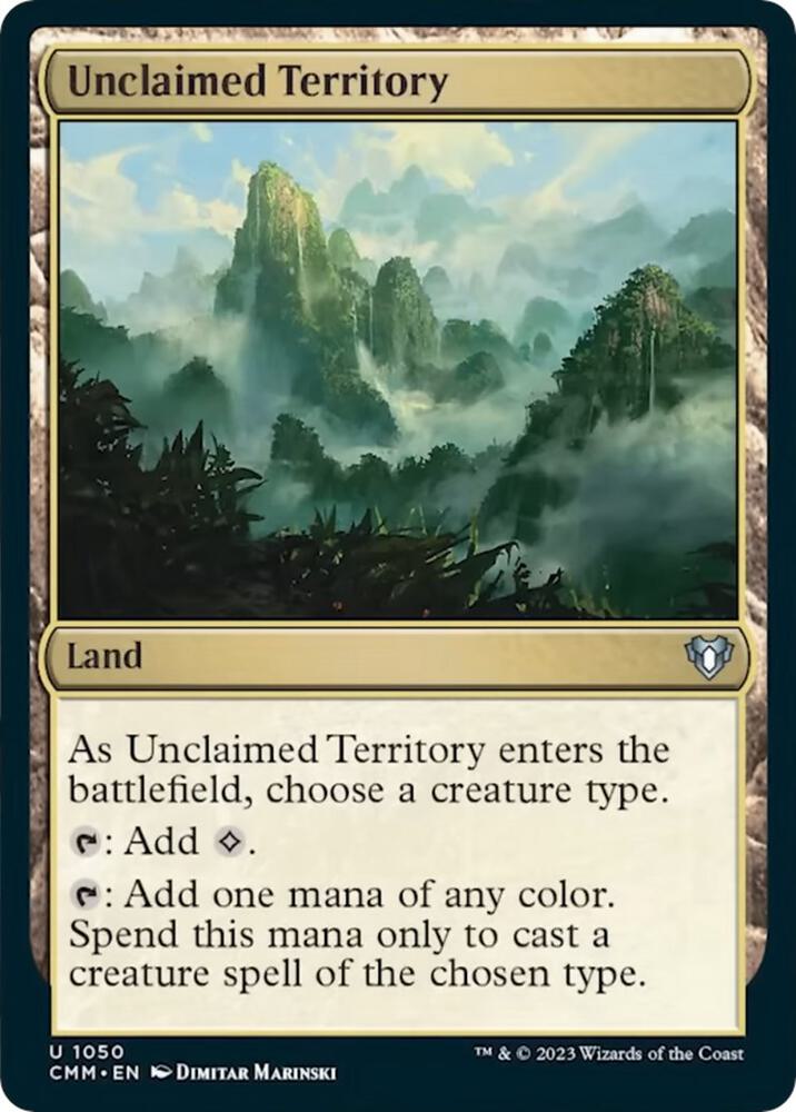 Unclaimed Territory 1050 card