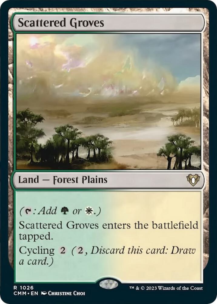 Scattered Groves 1026 card