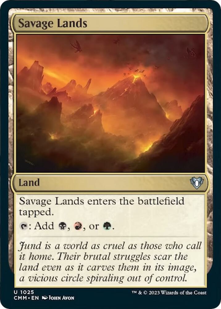 Savage Lands 1025 card