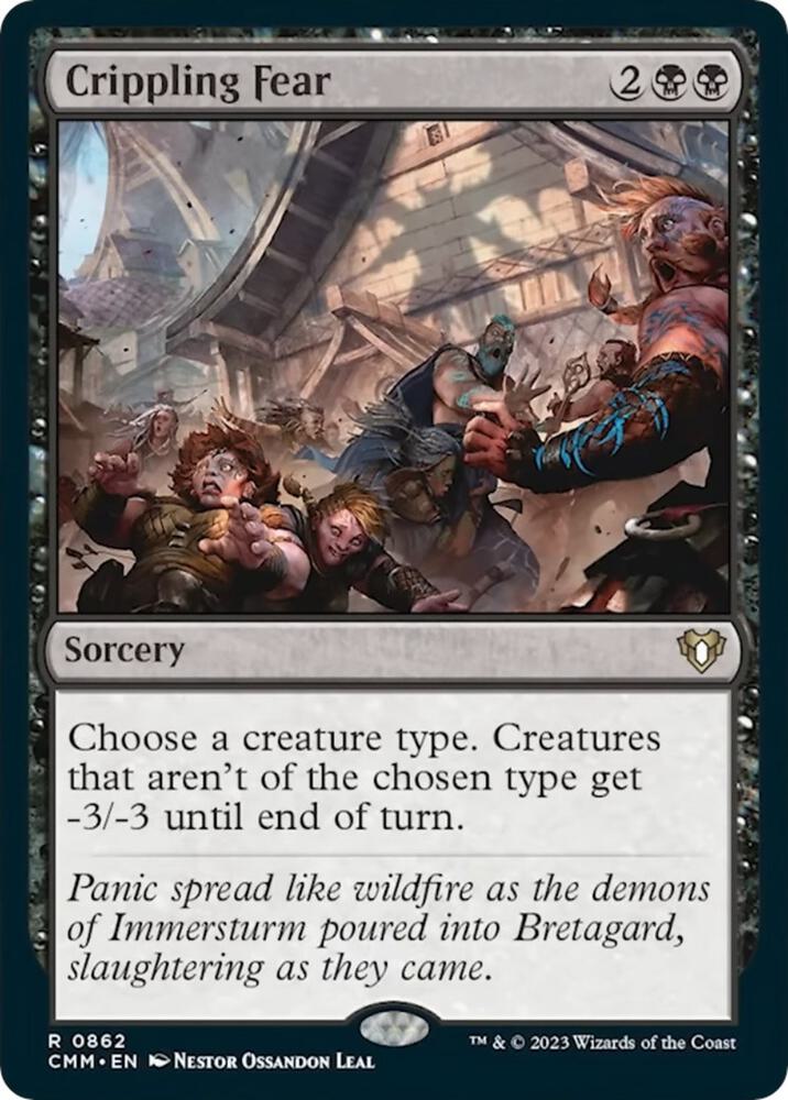 Crippling Fear 862 card