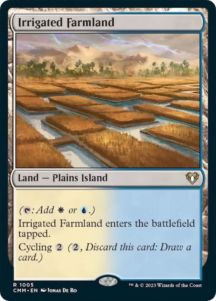 Irrigated Farmland 1005 card