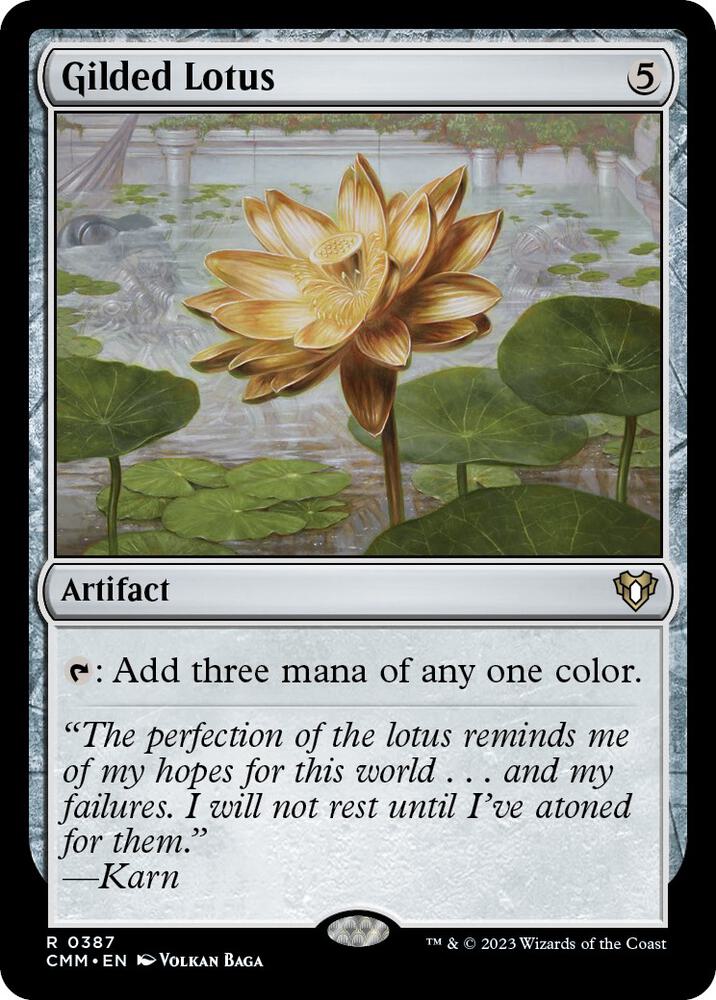 Gilded Lotus 387 card