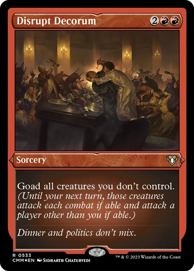 Disrupt Decorum (Foil Etched)