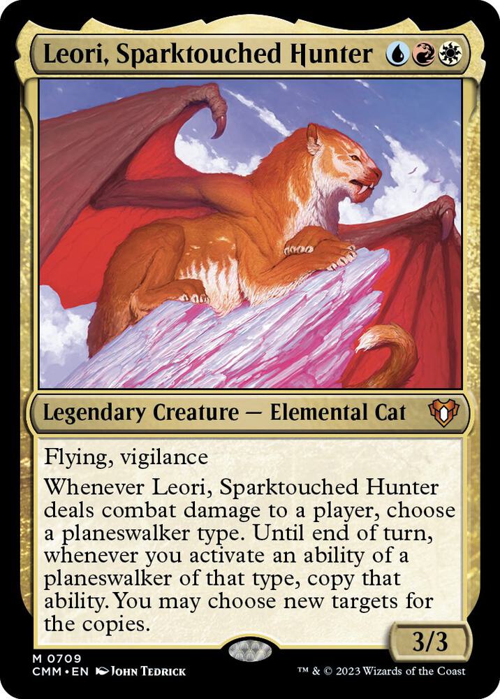 Leori, Sparktouched Hunter - Commander Masters - Magic: The