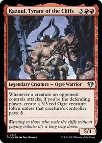 Kazuul, Tyrant of the Cliffs (Commander Masters)