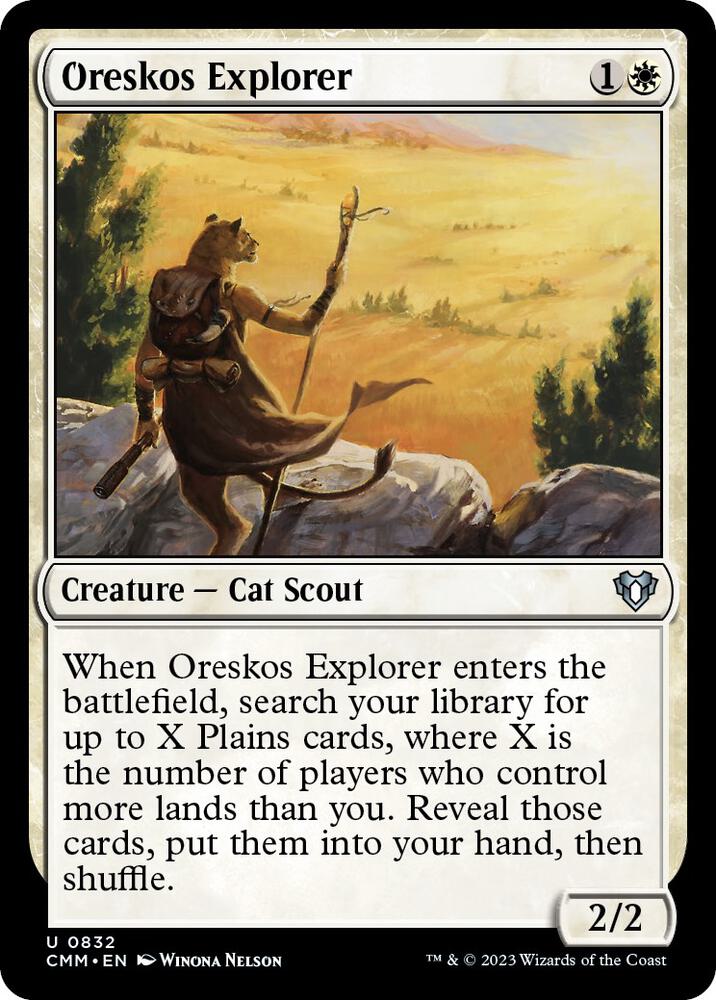 Oreskos Explorer 832 card
