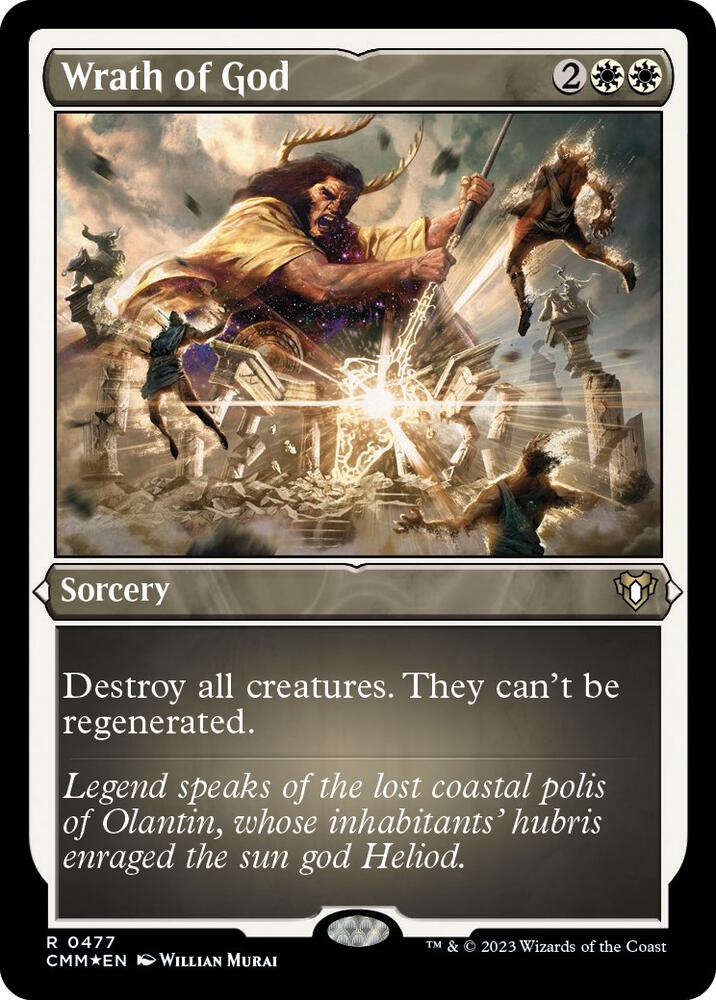 Wrath of God (Foil Etched) - Commander Masters - Magic: The