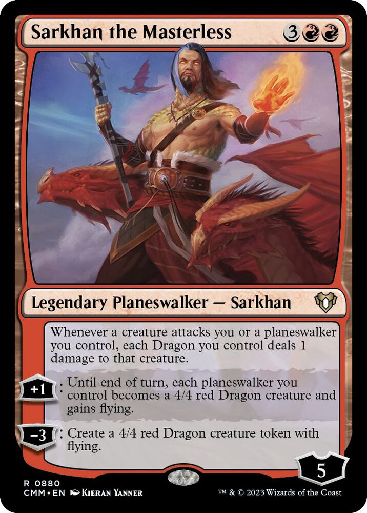 Sarkhan the Masterless 880 card