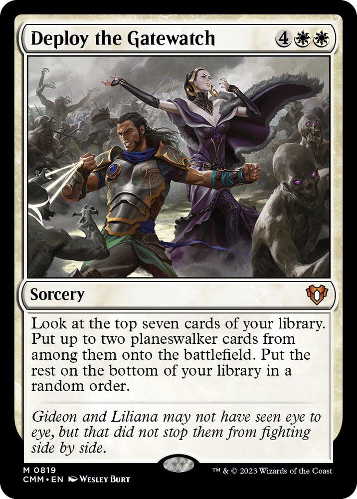 Deploy the Gatewatch 819 card