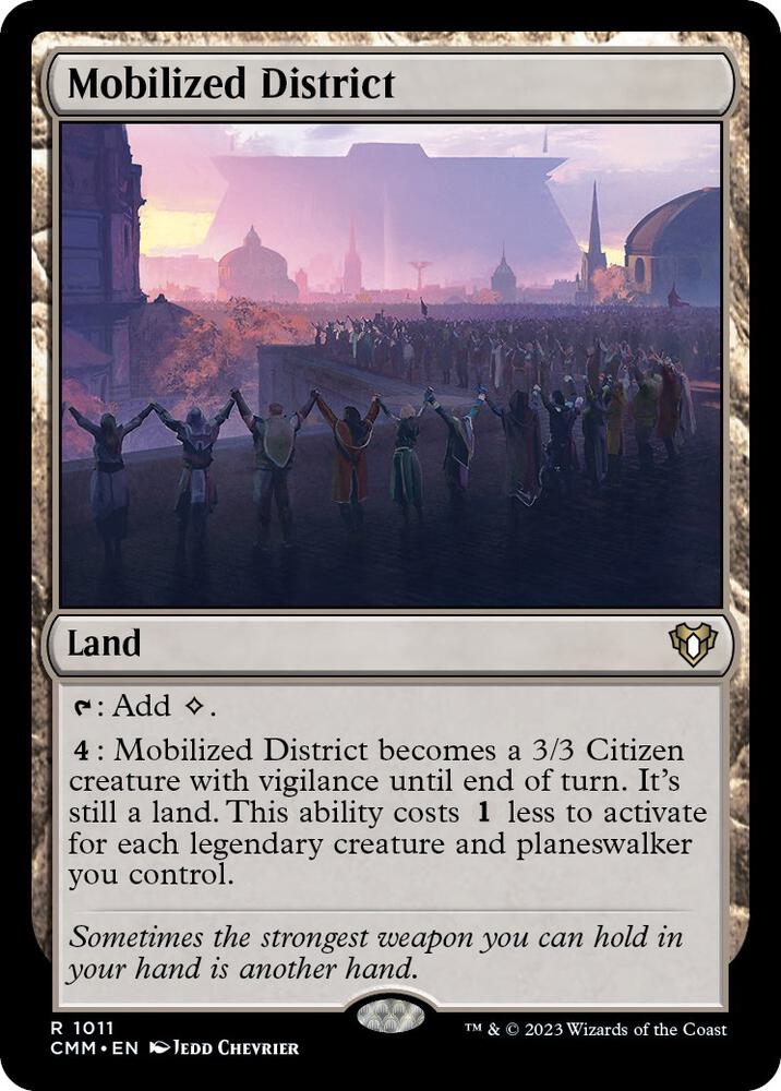 Mobilized District 1011 card
