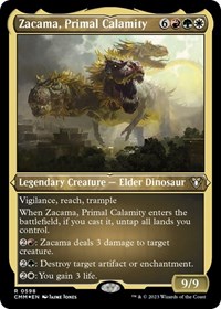 Zacama, Primal Calamity (Foil Etched) (Foil)