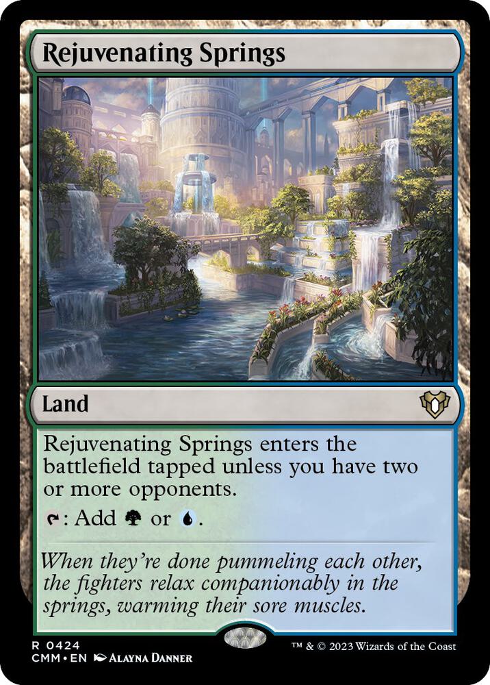 Rejuvenating Springs - Commander Masters - Magic: The Gathering