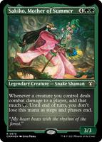 Sakiko, Mother of Summer (Foil Etched) - Commander Masters - Magic