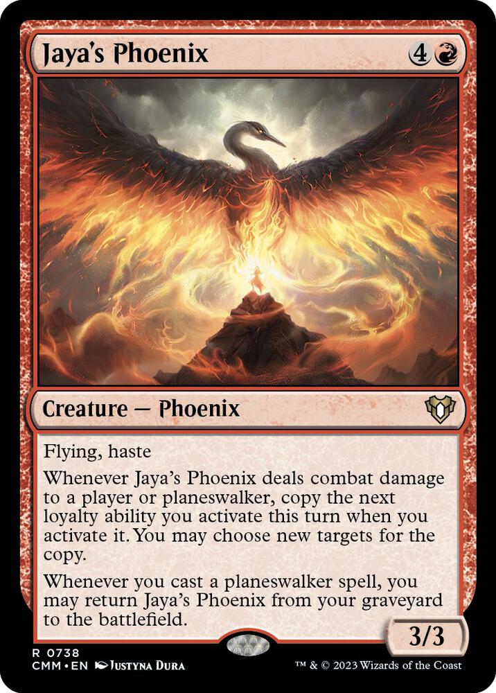 MTG 多数 Jaya's Phoenix - Commander Masters - Magic: The Gathering