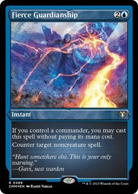 Fierce Guardianship (Foil Etched) - Commander Masters