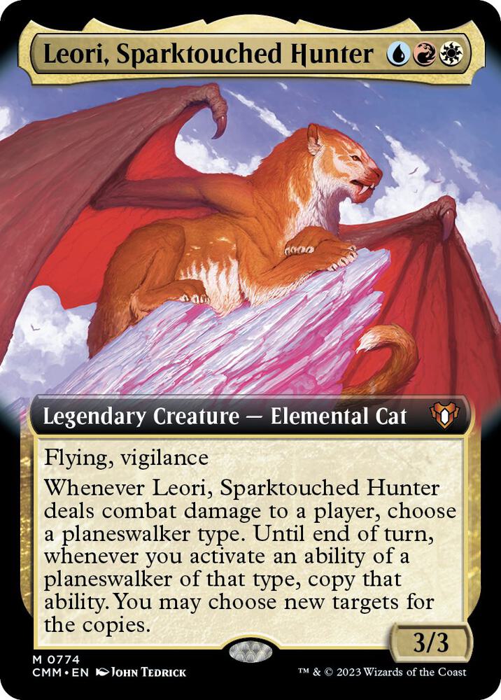 Leori, Sparktouched Hunter (Extended Art) 774 card