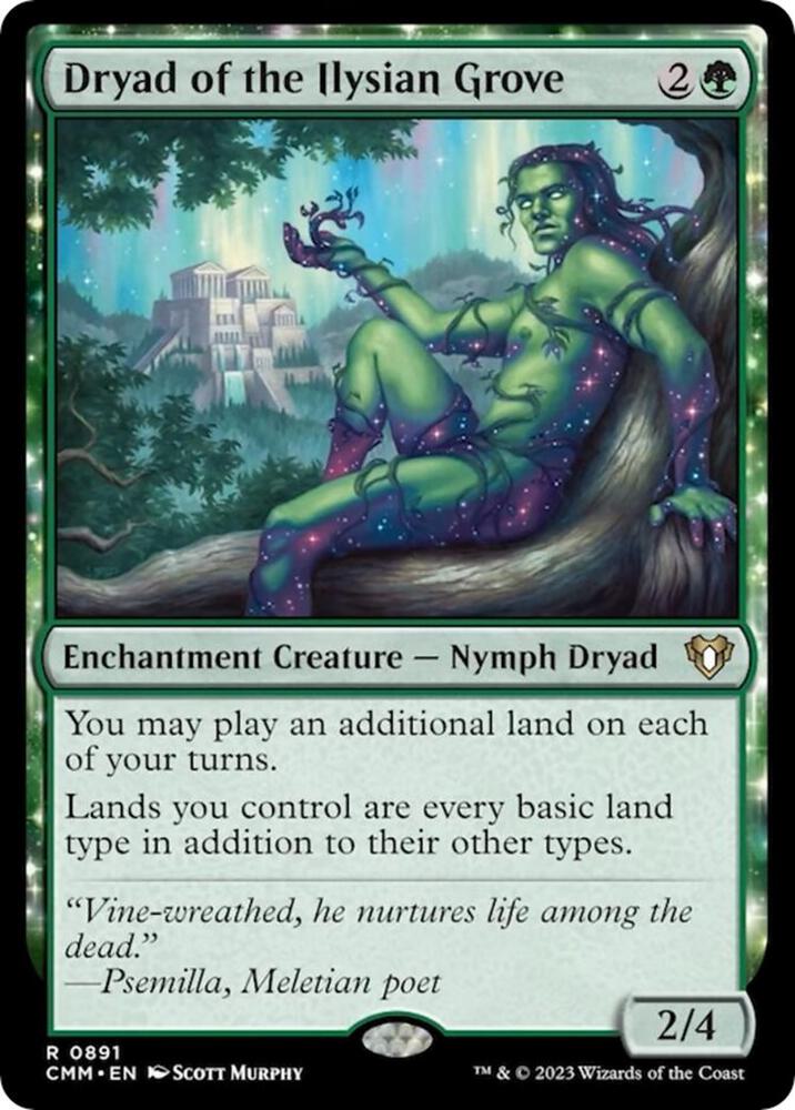 Dryad of the Ilysian Grove - Commander Masters - Magic: The
