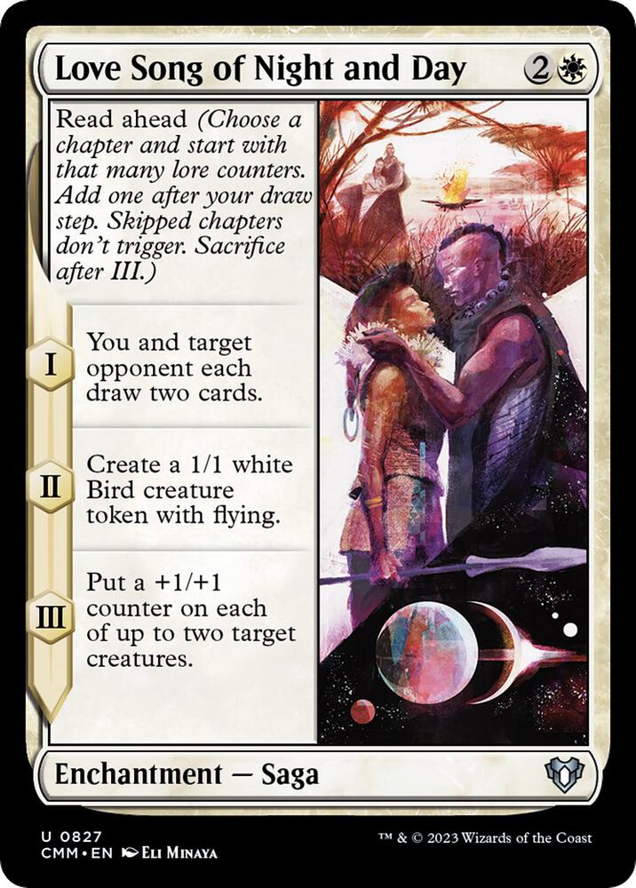Love Song of Night and Day 827 card