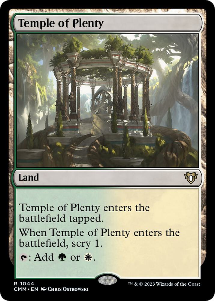 Temple of Plenty 1044 card