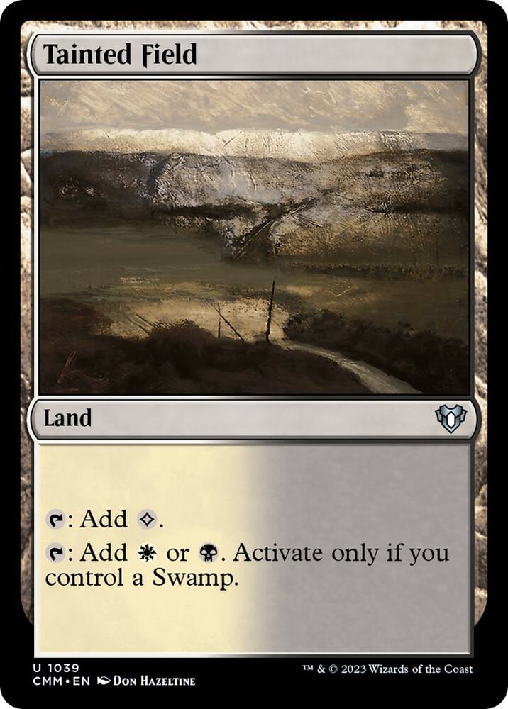 Tainted Field 1039 card