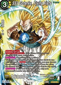 SS3 Gotenks, Flying Fists card art