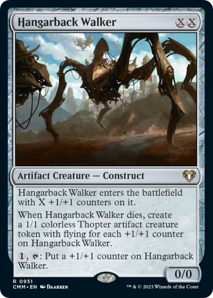 Hangarback Walker 951 card