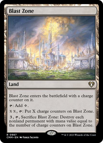 Blast Zone - Commander Masters - Magic: The Gathering - TCGplayer.com