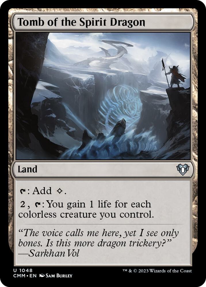 Tomb of the Spirit Dragon 1048 card