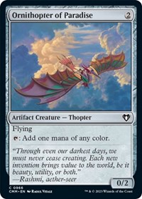 Ornithopter of Paradise (Commander Masters)