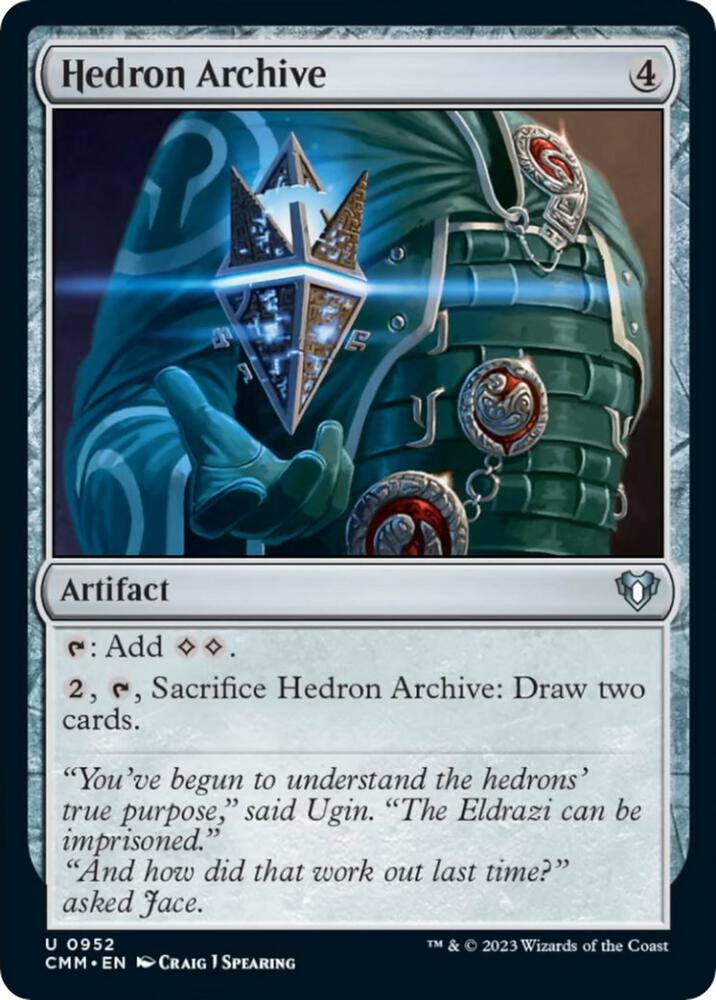 Hedron Archive 952 card