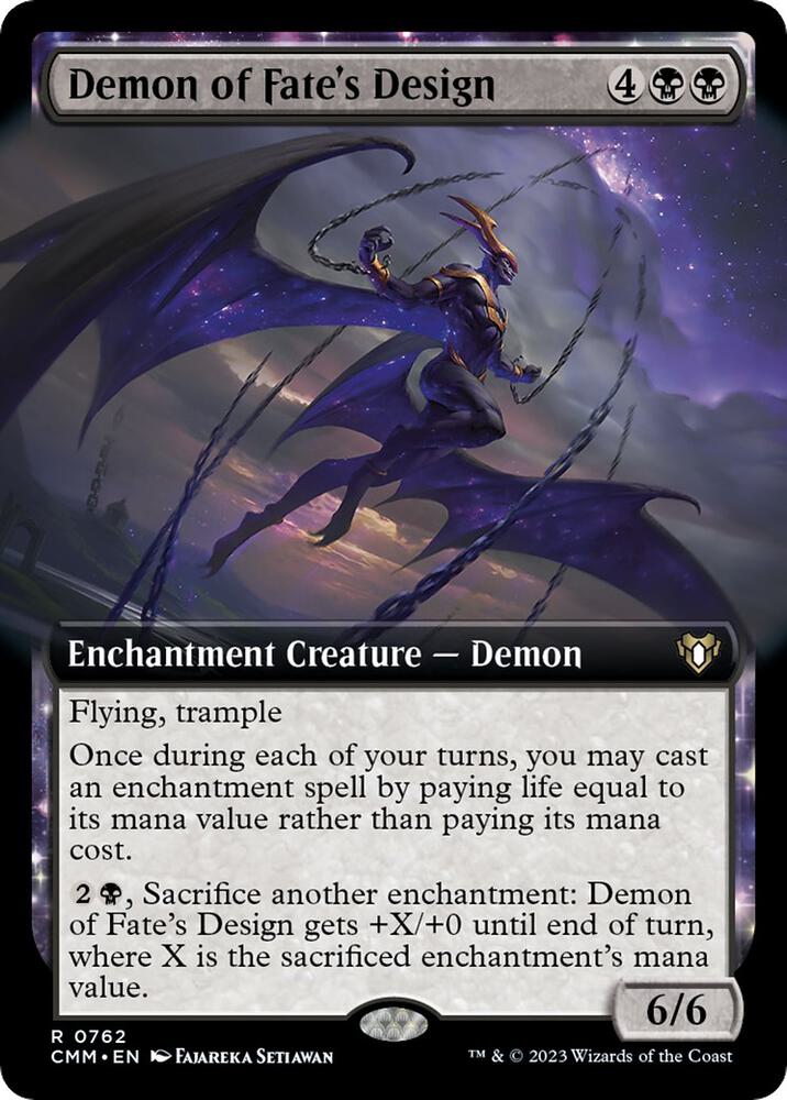 Demon of Fate's Design (Extended Art) 762 card