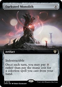 Darksteel Monolith (Extended Art) (Foil)