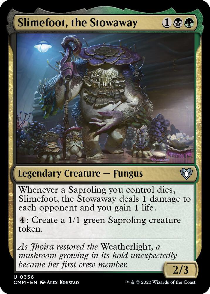 Slimefoot, the Stowaway 356 card