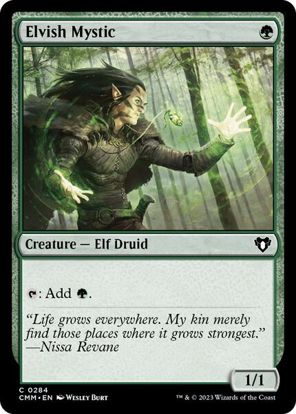 Elvish Mystic - Commander Masters - Magic: The Gathering