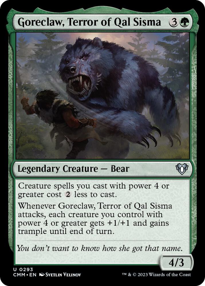 Goreclaw, Terror of Qal Sisma - Commander Masters - Magic: The