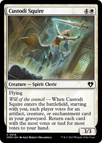 Custodi Squire (Commander Masters)