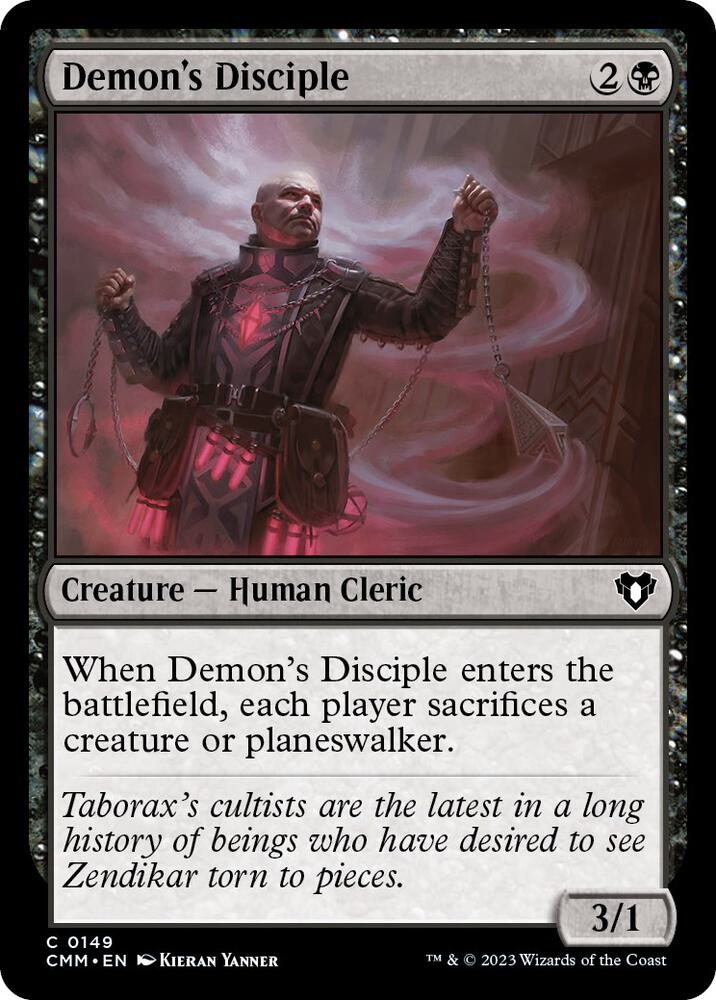Demon's Disciple 149 card