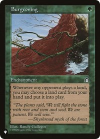 Burgeoning - The List Reprints