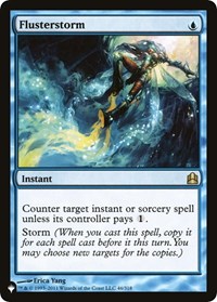 Flusterstorm - The List Reprints - Magic: The Gathering card