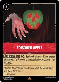 Poisoned Apple - The First Chapter - Lorcana card