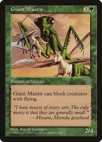 Giant Mantis - Mirage - Magic: The Gathering card