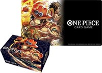 One Piece Card Game: Playmat and Storage Box Set - Portgas.D.Ace from Bandai Supply Bundles Pokemon card image