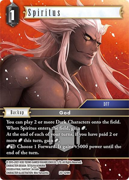 Spiritus - Dawn of Heroes - Final Fantasy TCG - TCGplayer.com