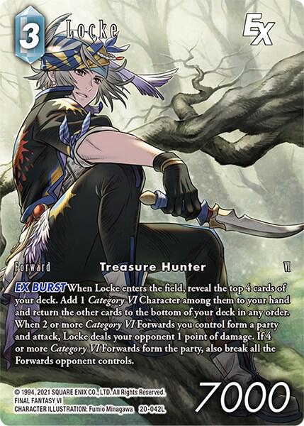 Locke EX (Full Art) - Dawn of Heroes - Final Fantasy TCG