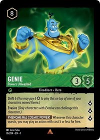 Genie - Powers Unleashed - The First Chapter - Lorcana card