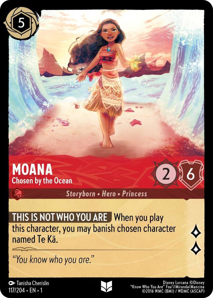 Moana - Chosen by the Ocean - The First Chapter - Disney Lorcana