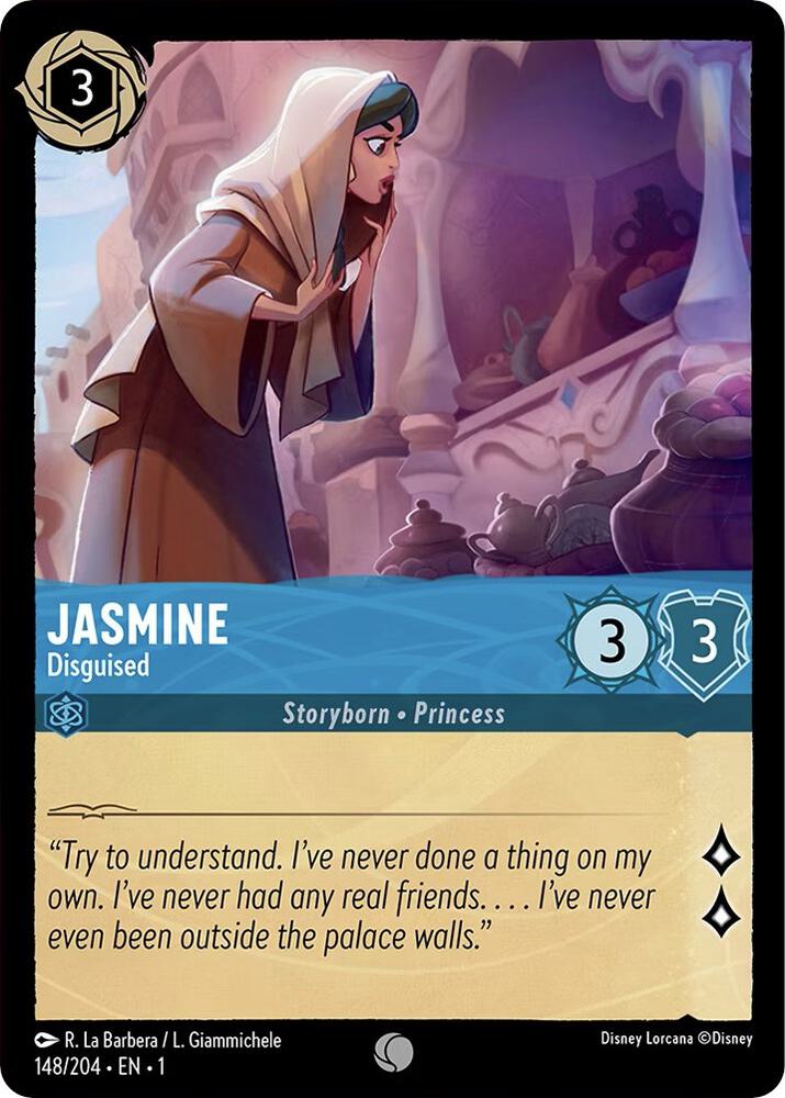 Jasmine - Disguised - The First Chapter - Disney Lorcana